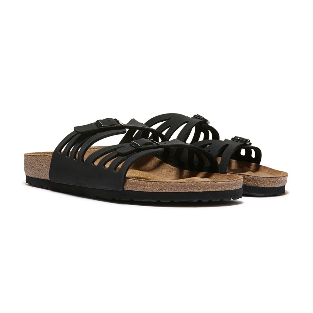 Birkenstock Black Granada Sandals NWOT US6.5 EU37